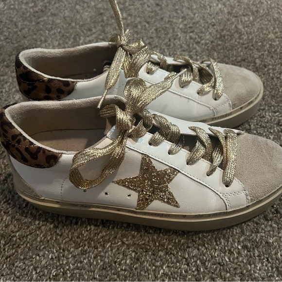 Shu Shop Womens Reba Pre Distressed Fashion Platform Sneakers size 7 - Picture 3 of 7